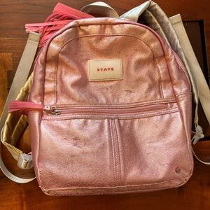 STATE Bags Kane Mini in pink metallic